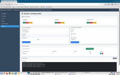 Hawke's AILCPH Administrator System Management Dashboard