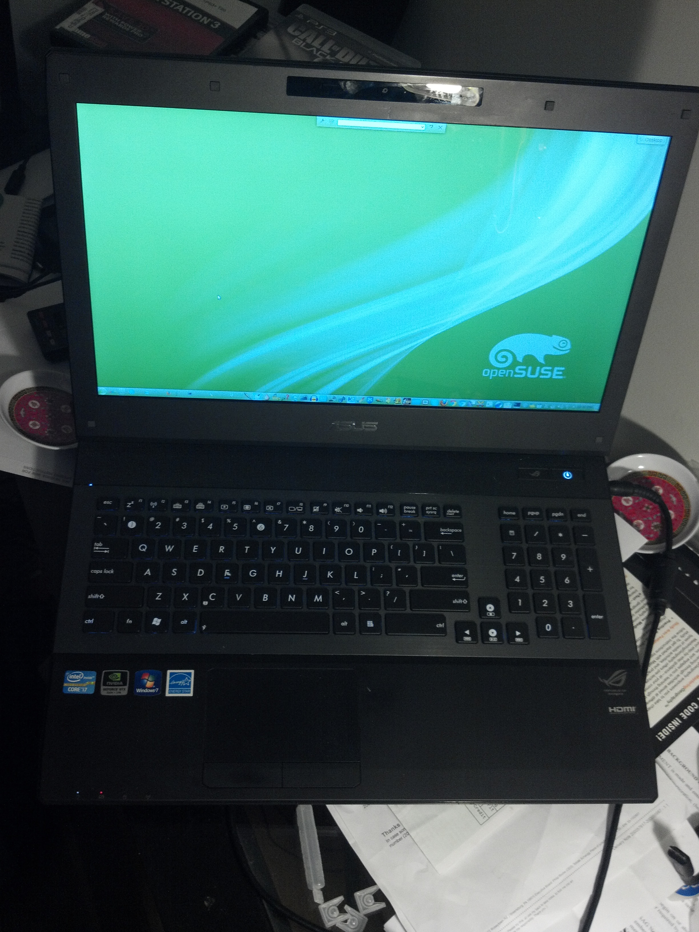 Asus G74SX A1 on OpenSuse 12.1 and Suse 12.3 (64 bit)